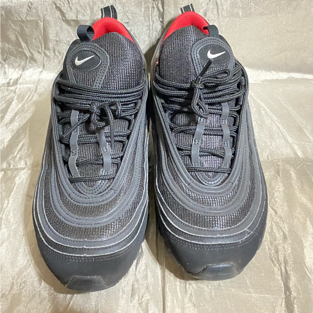 Nike air max 97, custom color black and red, mens size 9